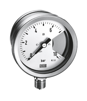 ALL ST ST SOLID FRONT TYPE PRESSURE GAUGE serie 